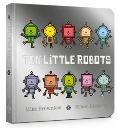 Ten Little Robots Board Book - Brownlow, Mike