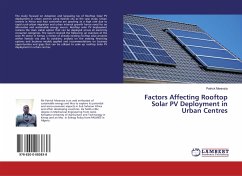 Factors Affecting Rooftop Solar PV Deployment in Urban Centres - Mwanzia, Patrick