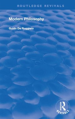 Modern Philosophy (eBook, PDF) - De Ruggiero, Guido