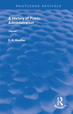 Cover A History of Public Administration (eBook, ePUB)