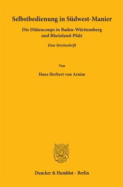 Selbstbedienung in Südwest-Manier. (eBook, ePUB) - Arnim, Hans Herbert von