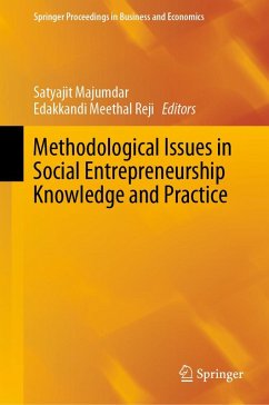Cover Methodological Issues in Social Entrepreneurship Knowledge and Practice