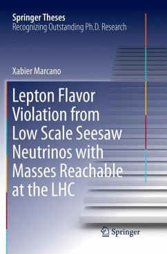 Lepton Flavor Violation from Low Scale Seesaw Neutrinos with Masses Reachable at the LHC - Marcano, Xabier