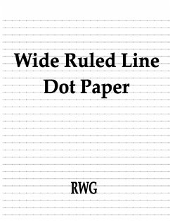 Wide Ruled Line Dot Paper - Rwg