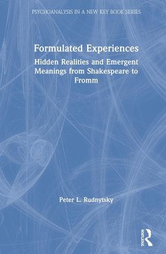 Formulated Experiences - Rudnytsky, Peter L