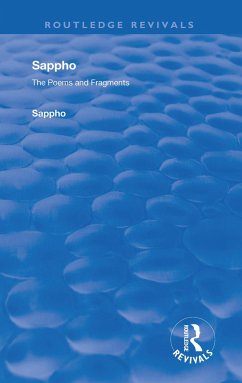Revival: Sappho - Poems and Fragments (1926) - Sappho
