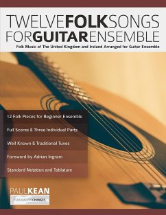 12 Folk Songs for Guitar Ensemble - Kean, Paul