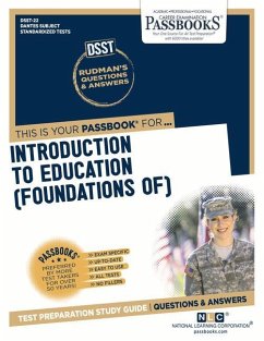 Introduction to Education (Foundations Of) (Dan-22): Passbooks Study Guide Volume 22 - National Learning Corporation