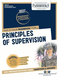 Principles of Supervision (Dan-66): Passbooks Study Guide Volume 66 - National Learning Corporation