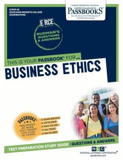 Business Ethics (Rce-92): Passbooks Study Guide Volume 92 - National Learning Corporation