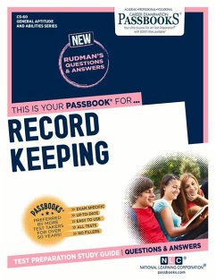 Record Keeping (Cs-60): Passbooks Study Guide Volume 60 - National Learning Corporation