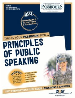 Principles of Public Speaking (Dan-59): Passbooks Study Guide Volume 59 - National Learning Corporation