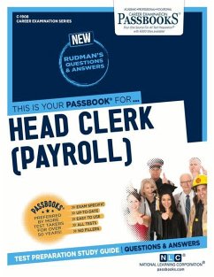 Head Clerk (Payroll) (C-1908): Passbooks Study Guide Volume 1908 - National Learning Corporation