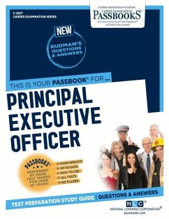 Principal Executive Officer (C-2827): Passbooks Study Guide Volume 2827 - National Learning Corporation
