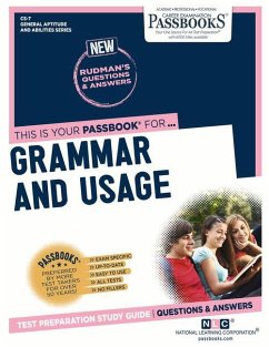 Civil Service Grammar and Usage (Cs-7): Passbooks Study Guide Volume 7 - National Learning Corporation
