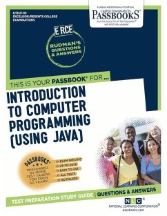 Introduction to Computer Programming (Using Java) (Rce-99): Passbooks Study Guide Volume 99 - National Learning Corporation