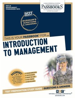 Introduction to Management (Dan-26): Passbooks Study Guide Volume 26 - National Learning Corporation