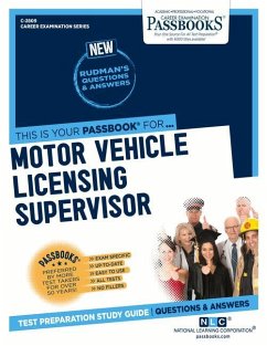 Motor Vehicle Licensing Supervisor (C-2809): Passbooks Study Guide Volume 2809 - National Learning Corporation