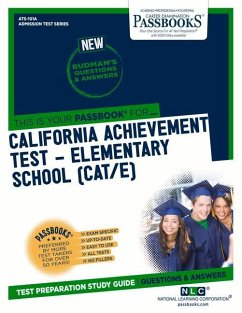 California Achievement Test - Elementary School (Cat/E) (Ats-101a): Passbooks Study Guide - National Learning Corporation