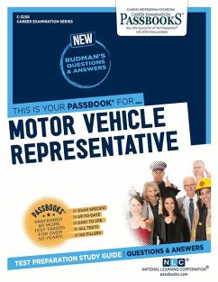 Motor Vehicle Representative (C-3258): Passbooks Study Guide Volume 3258 - National Learning Corporation