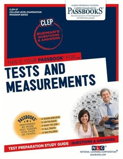 Tests and Measurements (Clep-27): Passbooks Study Guide Volume 27 - National Learning Corporation