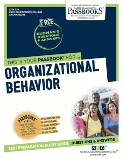 Organizational Behavior (Rce-19): Passbooks Study Guide Volume 19 - National Learning Corporation