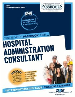 Hospital Administration Consultant (C-2768): Passbooks Study Guide Volume 2768 - National Learning Corporation