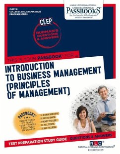 Introduction to Business Management (Principles of Management) (Clep-18): Passbooks Study Guide Volume 18 - National Learning Corporation