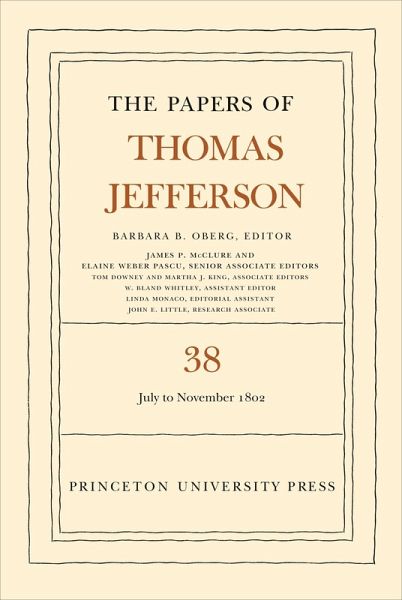 Papers of Thomas Jefferson, Volume 38 (eBook, ePUB)
