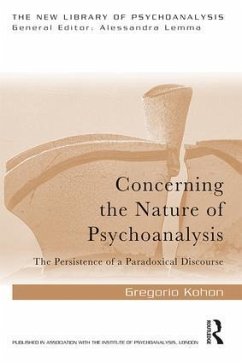 Concerning the Nature of Psychoanalysis - Kohon, Gregorio