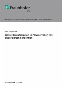 Cover Wasserdampfsorption in Polymerfolien mit dispergierten Sorbentien