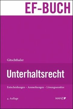 Unterhaltsrecht - Gitschthaler, Edwin