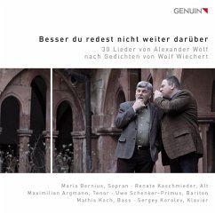 Besser Du Redest Nicht Weiter Darüber-Lieder - Bernius/Kaschmieder/Argmann/Koch/Korolev