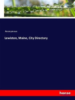 Cover Lewiston, Maine, City Directory