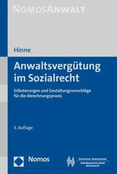 Anwaltsvergütung im Sozialrecht - Hinne, Dirk