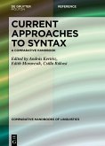 Current Approaches to Syntax (eBook, PDF)