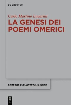 Cover La genesi dei poemi omerici (eBook, PDF)