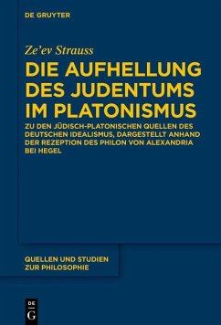 Cover Die Aufhellung des Judentums im Platonismus (eBook, PDF)