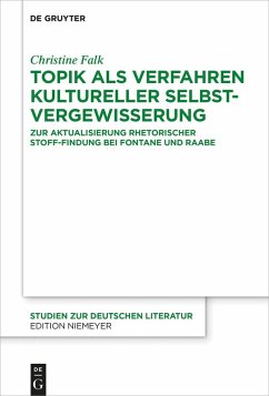 Topik als Verfahren kultureller Selbstvergewisserung (eBook, PDF) - Falk, Christine