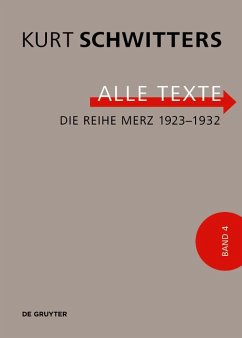 Die Reihe Merz 1923-1932 (eBook, PDF) - Schwitters, Kurt