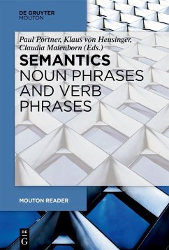 Cover Semantics - Noun Phrases and Verb Phrases (eBook, PDF)