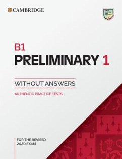 Cambridge English Preliminary 1 for revised exam from 2020 - Student's Book without Answers