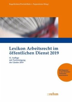 Lexikon Arbeitsrecht im öffentlichen Dienst 2019