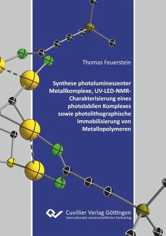 Synthese photolumineszenter Metallkomplexe, UV-LED-NMR-Charakterisierung eines photolabilen Komplexes sowie photolithographische Immobilisierung von Metallopolymeren - Feuerstein, Thomas