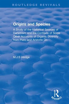 Origins and Species (eBook, ePUB) - Hodge, Mjs