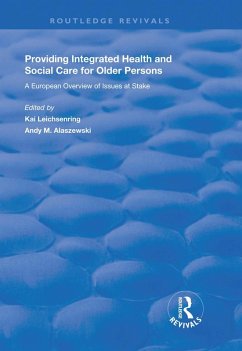 Providing Integrated Health and Social Services for Older Persons (eBook, ePUB) - Alaszewski, Andy M.