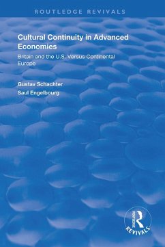 Cover Cultural Continuity in Advanced Economies (eBook, ePUB)