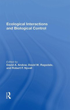 Cover Ecological Interactions And Biological Control (eBook, PDF)