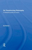 On Transforming Philosophy (eBook, PDF)