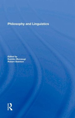 Cover Philosophy And Linguistics (eBook, PDF)